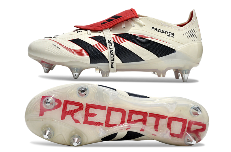 Chuteira Adidas Predator Elite Tongue SG - Branca